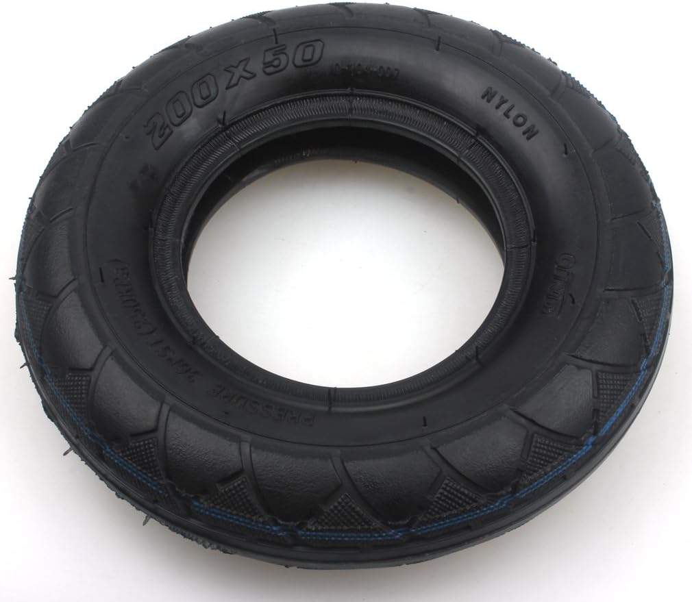 Gomma per monopattino 200x50 (8"x2") colore nero