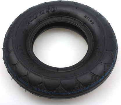 Gomma per monopattino 200x50 (8"x2") colore nero