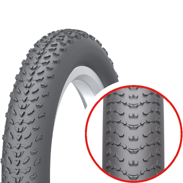 Copertone Kenda Krusade Fat 20x4.00 nero rigido