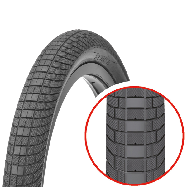 Copertone kwick 26 x 2.10 nero reflective dtc rigido Kenda