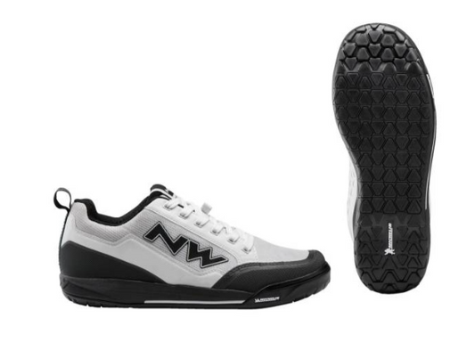 Scarpe ciclismo Northwave CLAN numero 42 bianco nero
