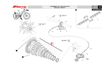 Cassetta SRAM PG-1130 a 11 velocità – 11-42T (part number 00.2418.065.000)