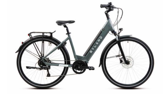 City bike elettrica Big Handy, Myland grigio 53