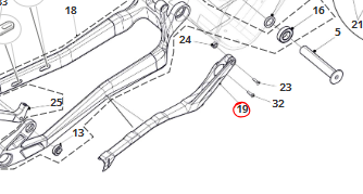 Batticatena Iper Fantic XTF 1.5 e 1.6 Carbon Nb500 nero