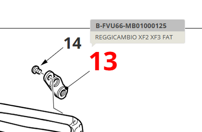 Forcellino reggicambio Fantic XF2 - XF3 e FAT SPORT