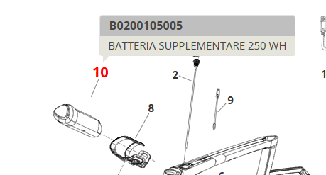 Range Extender Batteria Supplementare F.Moser E-Road FSA/Red