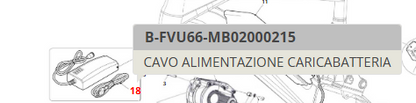 Caricabatterie per e-bike Fantic originale 42V 4A per batteria 630Wh e 720Wh. Originale