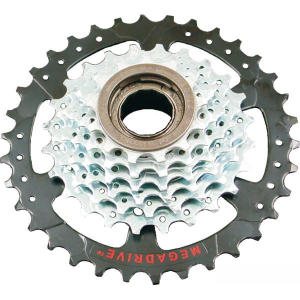 Ruota libera SunRAce MFM4 7V 13-34 a filetto argento