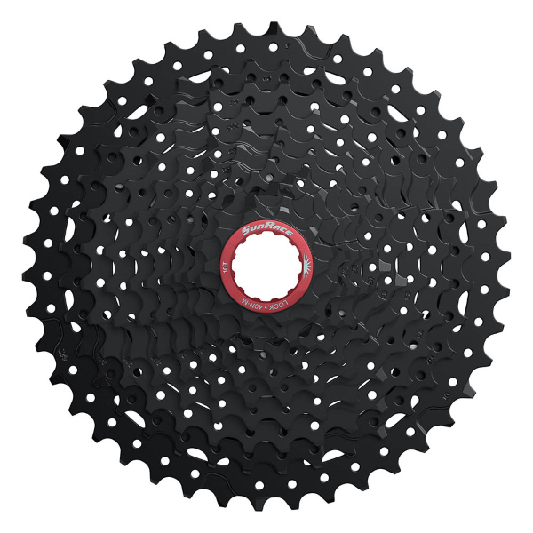Cassetta pignoni SunRace LIGHT MX9 11V 10-46 nero comp. SRAM XD