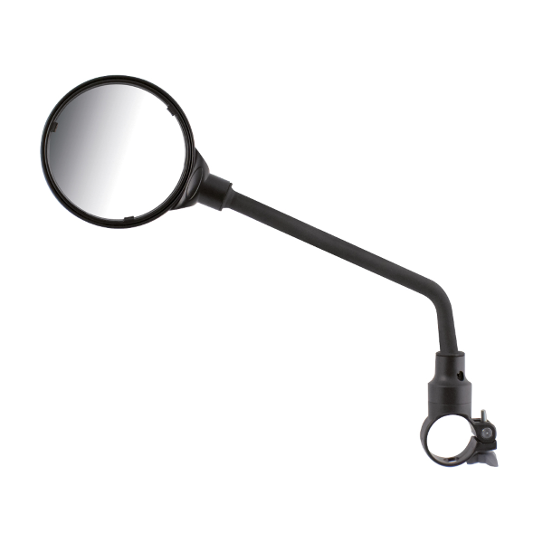 Specchietto tondo snodabile nero WAG