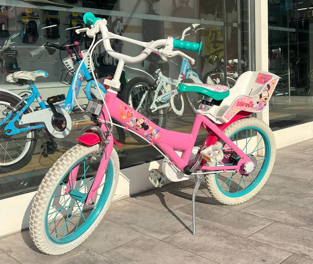 Bicicletta bimba Minnie rosa 16" (usato garantito)
