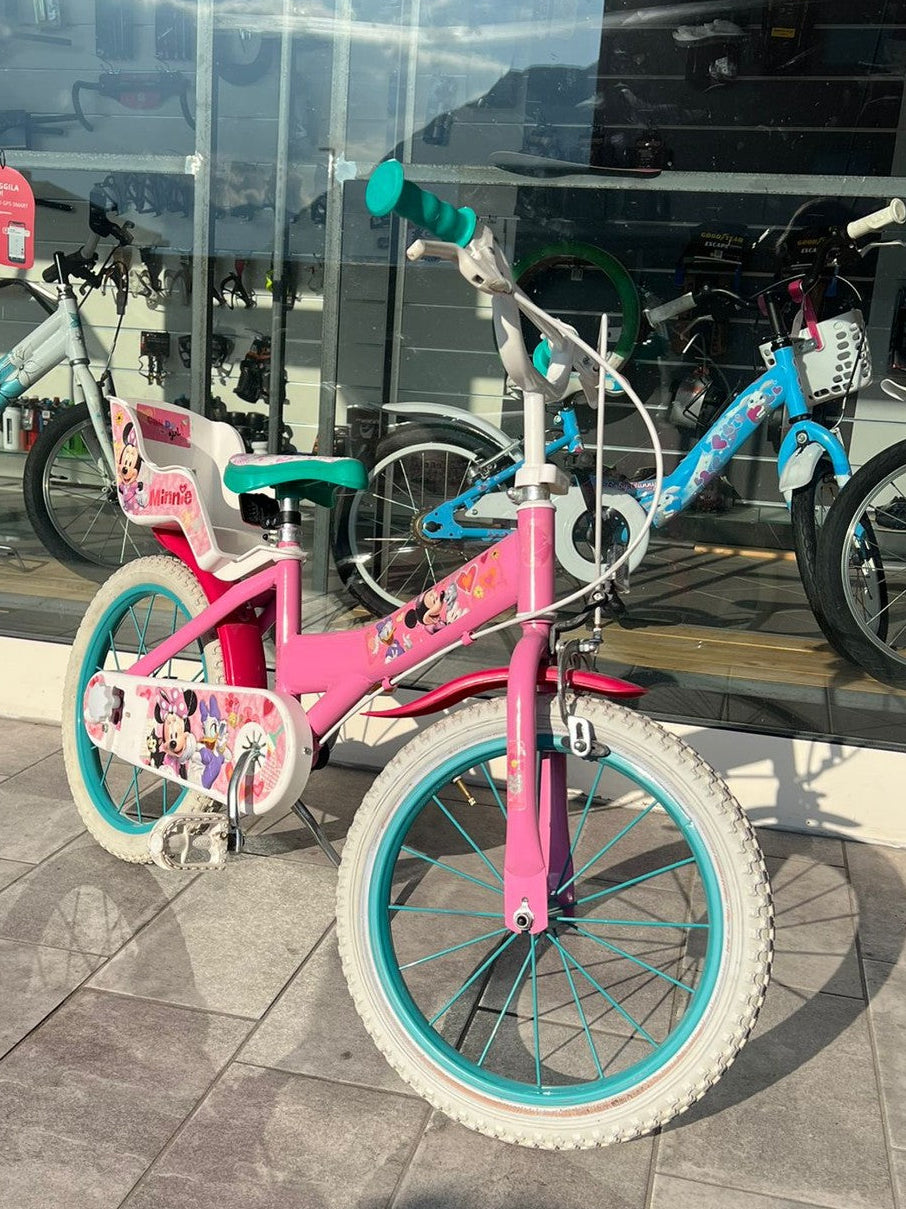 Bicicletta bimba Minnie rosa 16" (usato garantito)