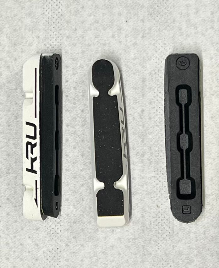 Pattini freno KRU per cerchi in carbonio (Shimano/SRAM e Campagnolo)