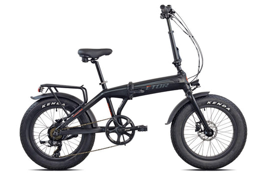 Torpado Bora Fat E-Bike 20x4.0" 500Wh nero